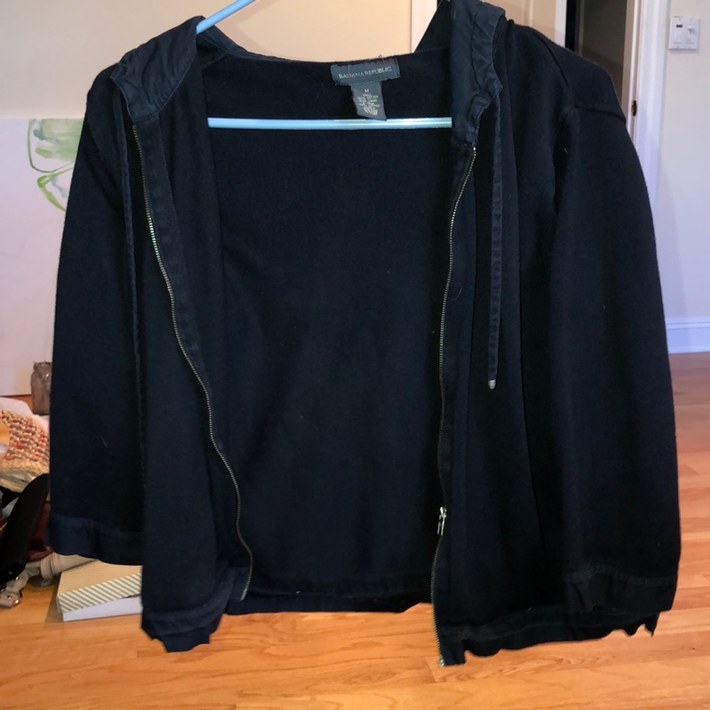 Banana republic zip up sweater